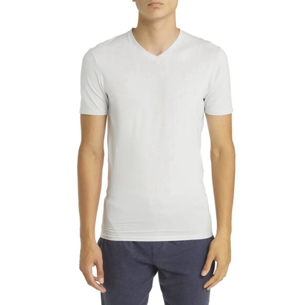 Tommy John Cool Cotton White High V-Neck Undershirt Size L